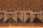 Border Of Silk Antique Turkish Seljuk Design Rug 70665 by Nazmiyal Antique Rugs