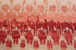 Close Up Of Salmon Color Modern Boutique Area Rug 60772 by Nazmiyal Antique Rugs