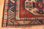 Corner Of Antique Caucasian Kazak Rug 71016 by Nazmiyal Antique Rugs