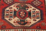 Detail Of Antique Caucasian Kazak Rug 71016 by Nazmiyal Antique Rugs