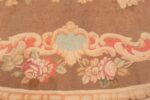 Details Of Antique French Aubusson Square Area Rug 70946 by Nazmiyal Antique Rugs