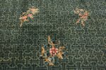 Details Of Oversized Green Background Antique Chinese Rug 70967 by Nazmiyal Antique Rugs