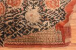 Border Of Antique Persian Silk Saddle Rug 48625 by Nazmiyal Antique Rugs