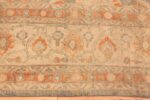 Border Of Light Blue Background Large Antique Persian Tabriz Area Rug 71047 by Nazmiyal Antique Rugs