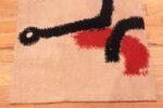 Border Of Detail Vintage Scandinavian Paul Klee Little Drummer Boy Rug 71055 by Nazmiyal Antique Rugs