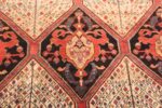 Close Up Of Tribal Geometric Antique Persian Bakhtiari Area Rug 71051 by Nazmiyal Antique Rugs