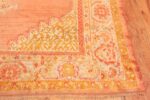 Corner Of Antique Turkish Oushak Angora Rug 71022 by Nazmiyal Antique Rugs