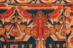 Detail Of 18th Century Antique Velvet Wall Hanging Dutch Textile 70854 by Nazmiyal Antique Rugs