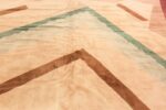 Detail Of Oversized Antique French Art Deco Carpet 70262 by Nazmiyal Antique Rugs