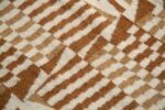 Detail Of Square Andean Checkers Design Kilim Rug By Genaro Rivas 60867 by Nazmiyal Antique Rugs
