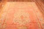 Details Of Antique Turkish Oushak Angora Rug 71022 by Nazmiyal Antique Rugs