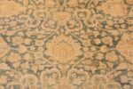 Details Of Large Blue Background Antique Persian Kerman Area Rug 71053 by Nazmiyal Antique Rugs
