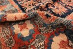 Pile Of Large Floral Antique Persian Sarouk Rug 70814 by Nazmiyal Antique Rugs