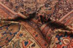 Pile Of Navy Blue Background Large Antique Persian Sultanabad Rug 71043 by Nazmiyal Antique Rugs