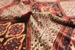 Pile Of Tribal Geometric Antique Persian Bakhtiari Area Rug 71051 by Nazmiyal Antique Rugs