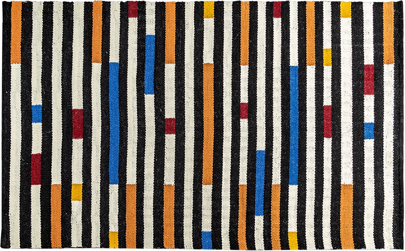 Yawirka Design Kilim Rug By Genaro Rivas Rectangular Yawirka Design Kilim Rug By Genaro Rivas For Nazmiyal Antique Rugs