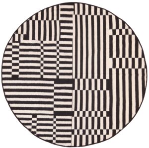 Round Kusaska Tika Design Kilim Rug By Genaro Rivas 60841 by Nazmiyal Antique Rugs
