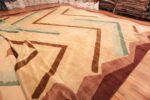 Side Of Oversized Antique French Art Deco Carpet 70262 by Nazmiyal Antique Rugs