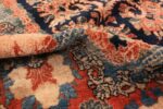 Texture Of Large Floral Antique Persian Sarouk Rug 70814 by Nazmiyal Antique Rugs