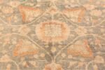Texture Of Light Blue Background Large Antique Persian Tabriz Area Rug 71047 by Nazmiyal Antique Rugs