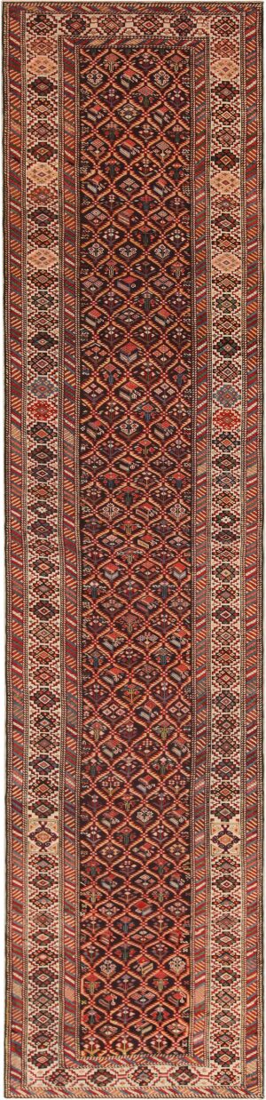 Tribal Antique Caucasian Shirvan Runner Rug 71046 by Nazmiyal Antique Rugs