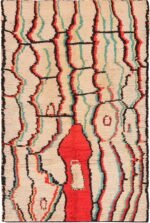 Vintage Berber Moroccan Rug 71029 by Nazmiyal Antique Rugs