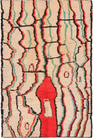 Vintage Berber Moroccan Rug 71029 by Nazmiyal Antique Rugs