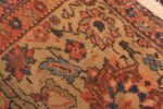 Weave Of Navy Blue Background Large Antique Persian Sultanabad Rug 71043 by Nazmiyal Antique Rugs