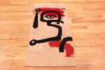 Whole View Of Detail Vintage Scandinavian Paul Klee Little Drummer Boy Rug 71055 by Nazmiyal Antique Rugs