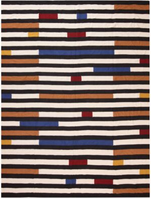 Yawirka Design Kilim Rug By Genaro Rivas 60840 by Nazmiyal Antique Rugs