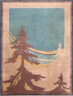 Antique Room Size Art Deco Chinese Rug 71127 by Nazmiyal Antique Rugs