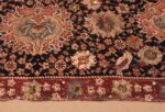 Border Of Antique 16th Century Persian Safavid Salting Rug 48639 by Nazmiyal Antique Rugs
