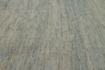 Close Up Of Blue Beige Textured Modern Distressed 60887 by Nazmiyal Antique Rugs