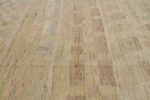 Close Up Of Geometric Room Size Modern Distressed 60886 by Nazmiyal Antique Rugs