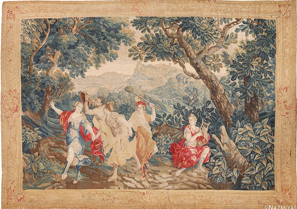 French 17th Century Tapestry French 17th Century Tapestry by Nazmiyal Antique Rugs
