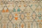 Texture Of Colorful Berber Design Modern Distressed Runner Rug 60889 by Nazmiyal Antique Rugs