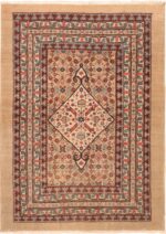 Tribal Antique Persian Bakshaish Rug 71125 by Nazmiyal Antique Rugs