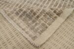 Weave Of Beige Brown Textured Modern Distressed Runner Rug 60890 by Nazmiyal Antique Rugs