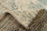 Weave Of Ivory Floral Modern Oushak Runner Rug 60872 by Nazmiyal Antique Rugs