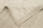 Weave Of Light Ivory Geometric Modern Distressed 60883 by Nazmiyal Antique Rugs