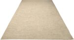 Whole View Of Beige Geometric Modern Distressed 60874 by Nazmiyal Antique Rugs