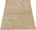 Whole View Of Geometric Room Size Modern Distressed 60886 by Nazmiyal Antique Rugs