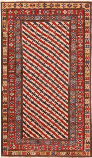 Antique Tribal Caucasian Kuba Rug 71230 by Nazmiyal Antique Rugs