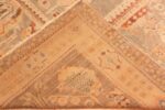 Back Of Large Antique Turkish Oushak Area Rug 71040 by Nazmiyal Antique Rugs