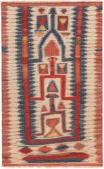 Grand Antique Turkish Karapinar Kilim 71148 by Nazmiyal Antique Rugs