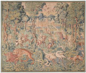 Marvelous Antique Belgian Tapestry 71216 by Nazmiyal Antique Rugs