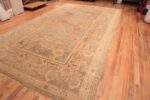 Side Of Large Antique Turkish Oushak Area Rug 71040 by Nazmiyal Antique Rugs