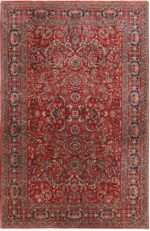 Striking Antique Persian Isfahan Rug 71119 by Nazmiyal Antique Rugs