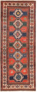 Superb Antique Caucasian Kazak Runner 71160 by Nazmiyal Antique Rugs