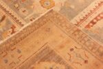 Weave Of Large Antique Turkish Oushak Area Rug 71040 by Nazmiyal Antique Rugs